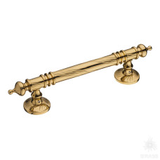 10140-003-25-35 Ручка скоба, глянцевое золото