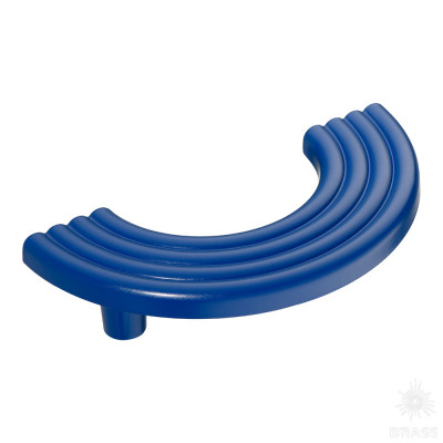 Ручка скоба, синий 96 мм