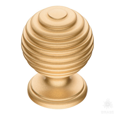 15.030.17 Ручка кнопка, сатинированное золото