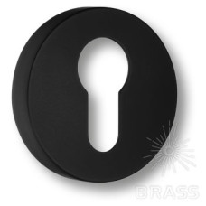 Накладка с цилиндрическим отверстием для ключа, чёрный (комплект 2 шт)