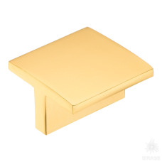 Ручка кнопка, глянцевое золото 32 мм