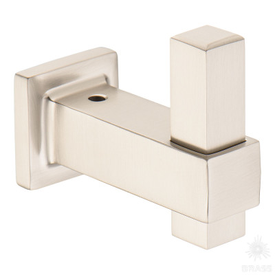 Крючок мебельный, матовый никель