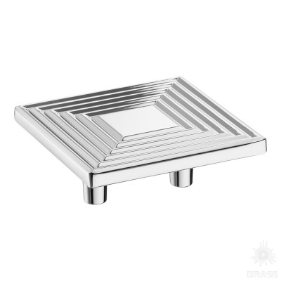 Ручка кнопка, глянцевый хром 32 мм