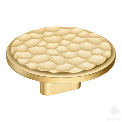 Ручка кнопка, матовое золото 16 мм