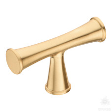 Ручка кнопка, сатинированное золото