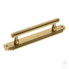 102022-013-30X Ручка дверная на планке, состаренная латунь 102022-013-30X Ручка дверная на планке, состаренная латунь