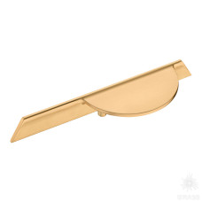 Ручка скоба, сатинированное золото 64 мм