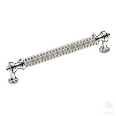 Ручка рейлинг, глянцевый никель 128 мм