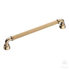 1116 192MP11 Ручка скоба, глянцевое золото 192 мм