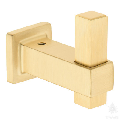 Крючок мебельный, матовое золото