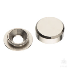 NIQUEL (14 мм) Декоративная накладка с резьбой, никель