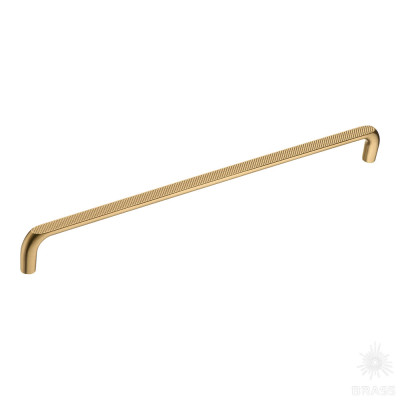 Ручка скоба, матовая латунь 320 мм