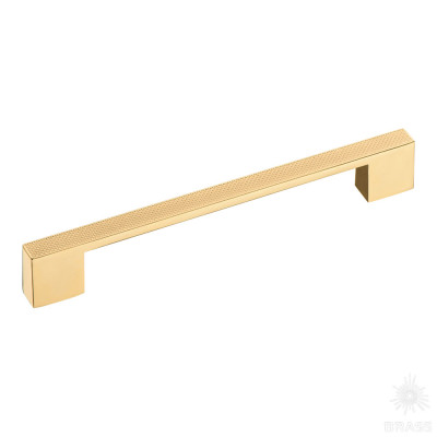 1039-160-Gold Ручка скоба, глянцевое золото 160 мм