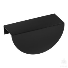 1233-64-Matt Black Ручка торцевая, чёрный 64 мм