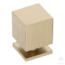 Ручка кнопка, брашированная латунь