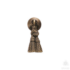 Ручка капля классика, античная бронза