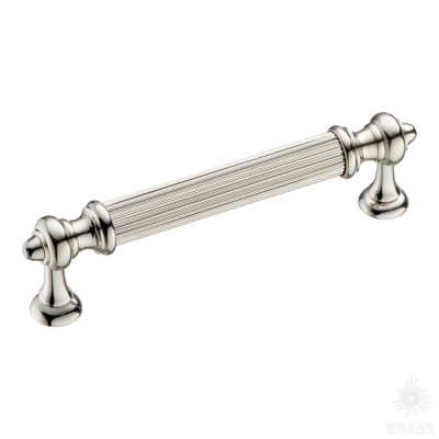 Ручка рейлинг, глянцевый никель 96 мм