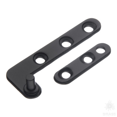 Петля пяточная левая, чёрный