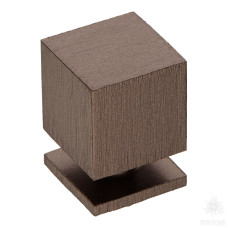 Ручка кнопка, брашированная тёмная бронза