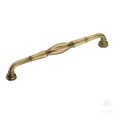 Ручка скоба, состаренная латунь 192 мм