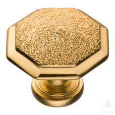 Ручка кнопка, глянцевое золото 24K