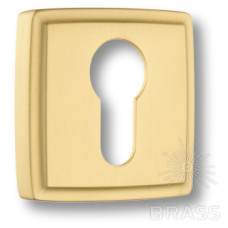 Накладка с цилиндрическим отверстием для ключа, матовое золото (комп 2шт)