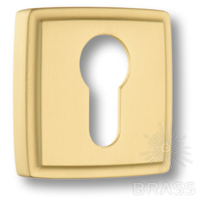 Накладка с цилиндрическим отверстием для ключа, матовое золото (комп 2шт)